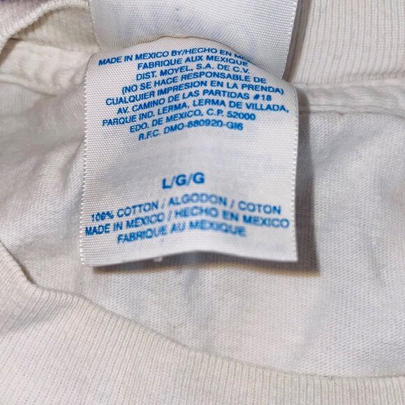 Vintage 90s I Survived Senor Frogs Bar Tour Mens L T-Shirt White - Picture 11 of 11